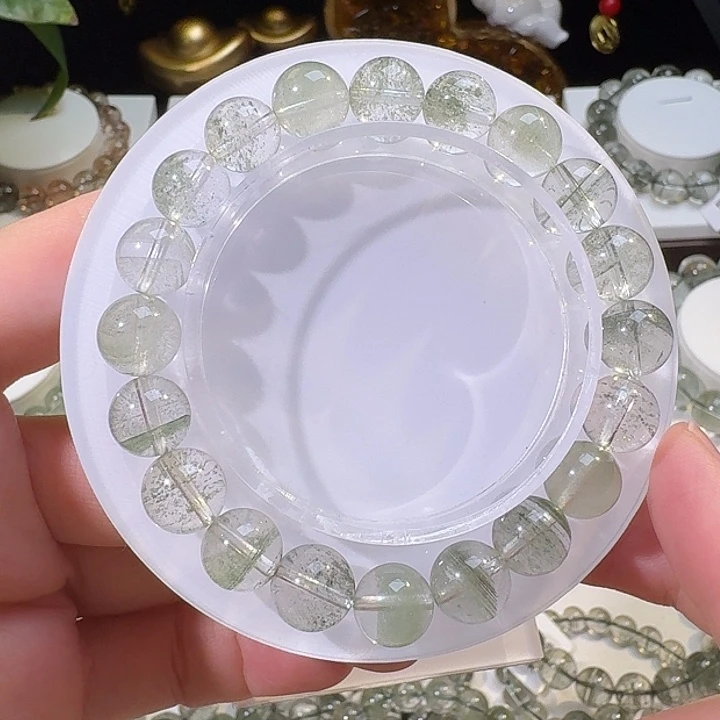 未镶嵌手链水晶绿幽灵
