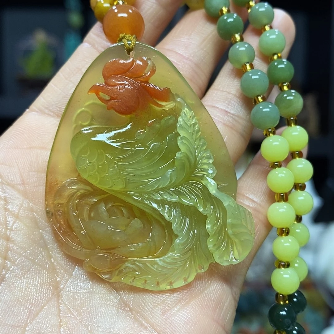 未镶嵌岫玉挂件吊坠