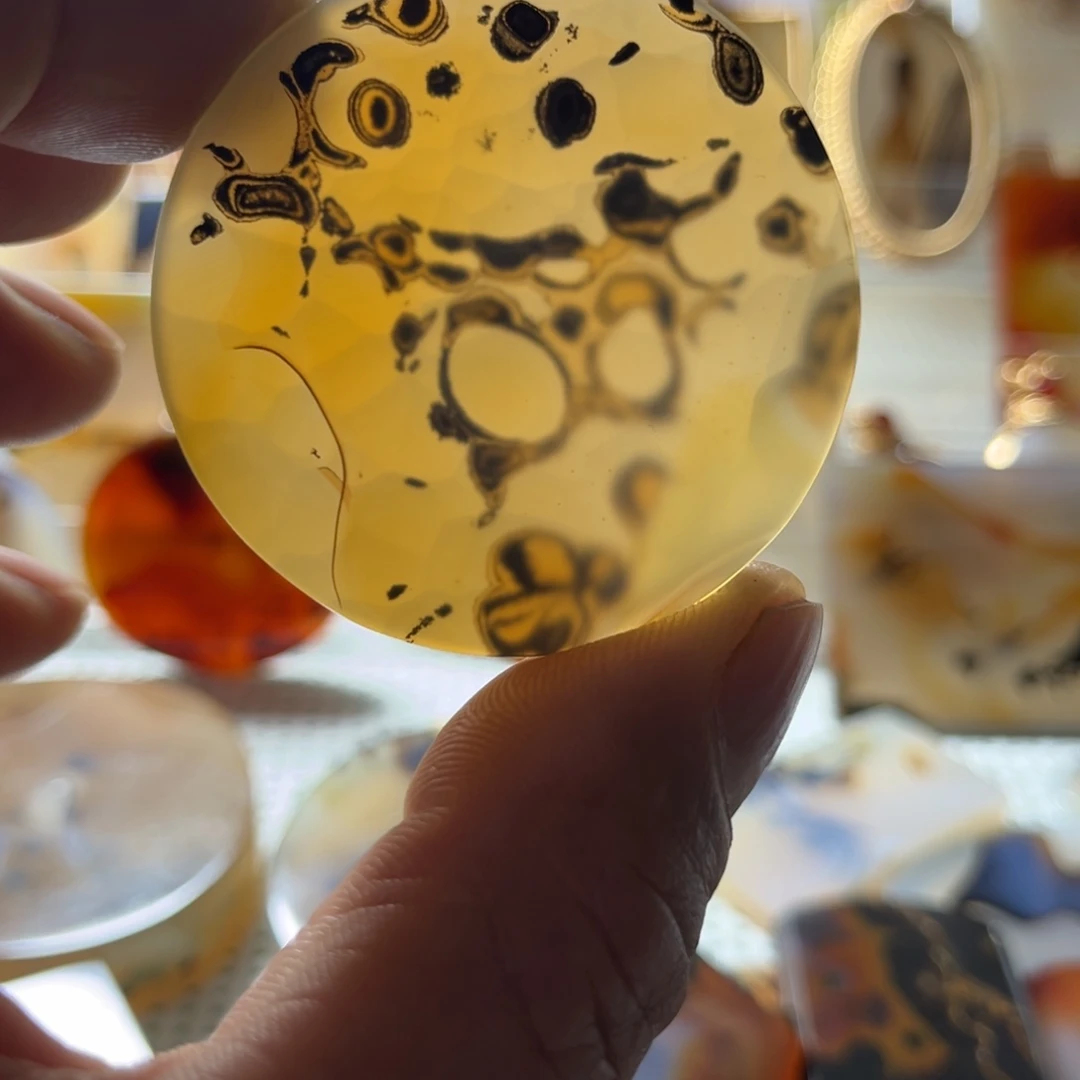 玛瑙/玉髓未镶嵌吊坠(不含链)