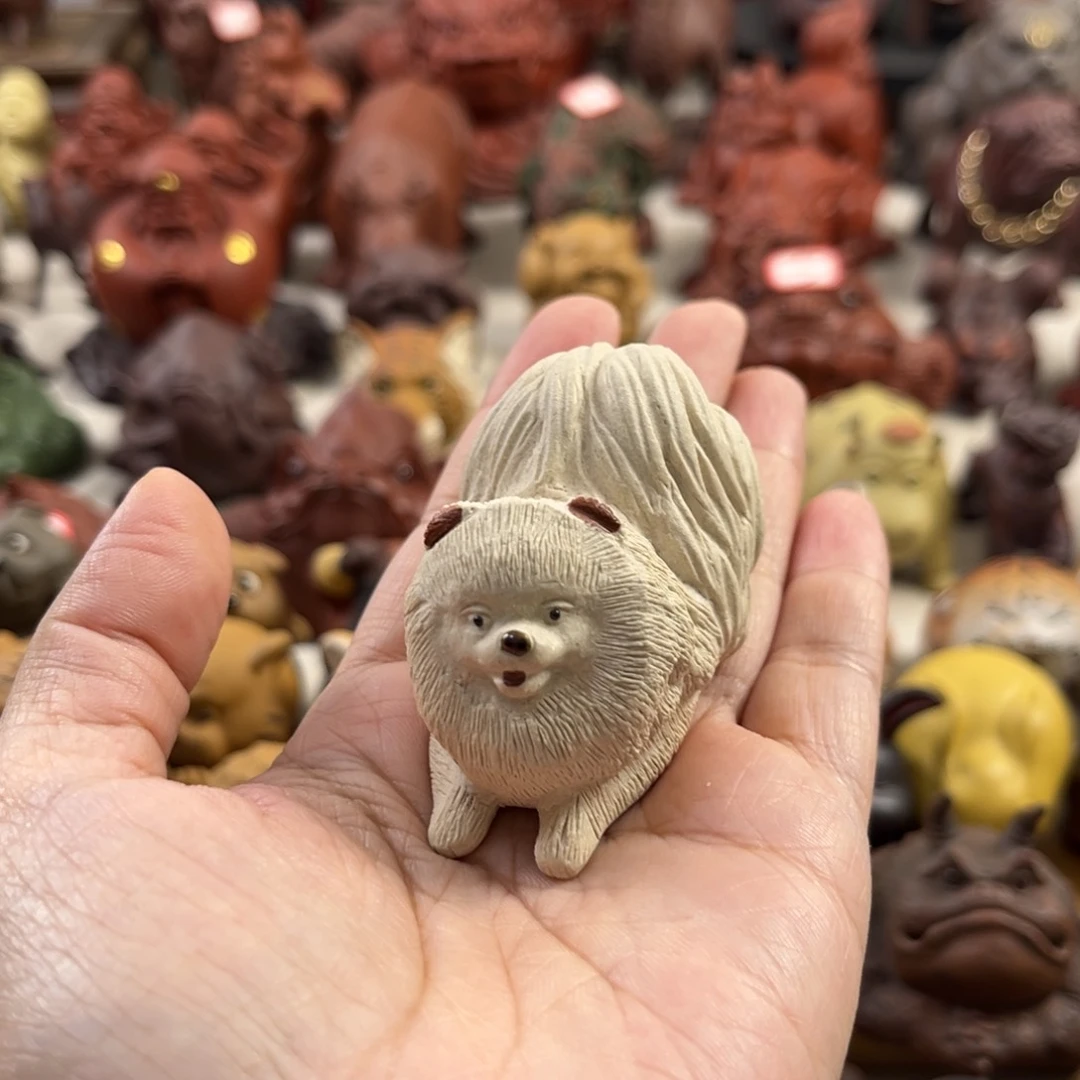 紫砂茶宠紫砂博美