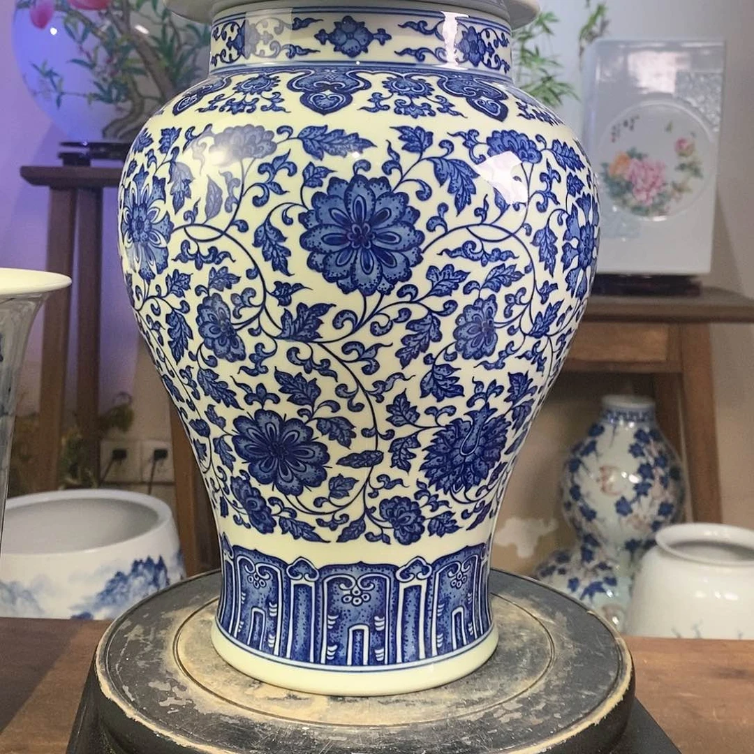 【闪购商品】景德镇陶瓷家用摆件刘*九