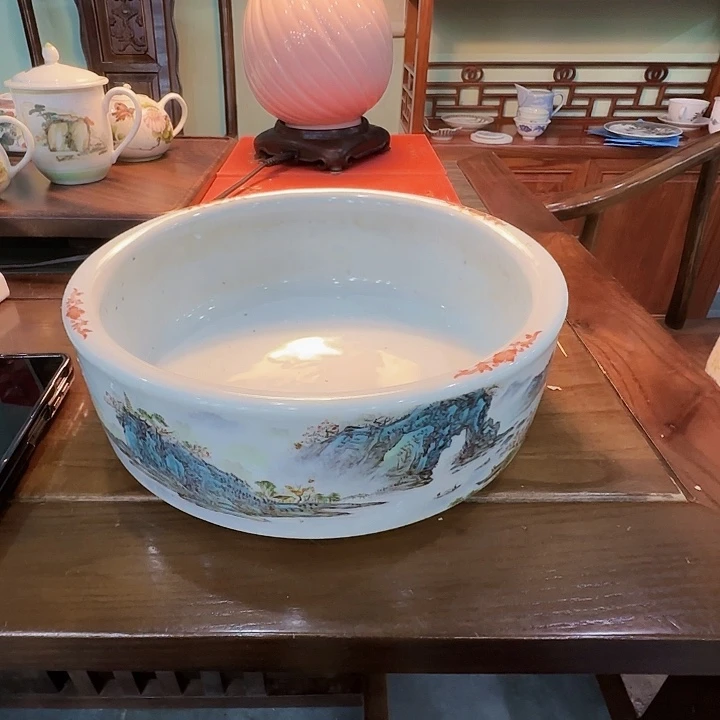 瓷片滑****鹅景德镇陶瓷艺术品