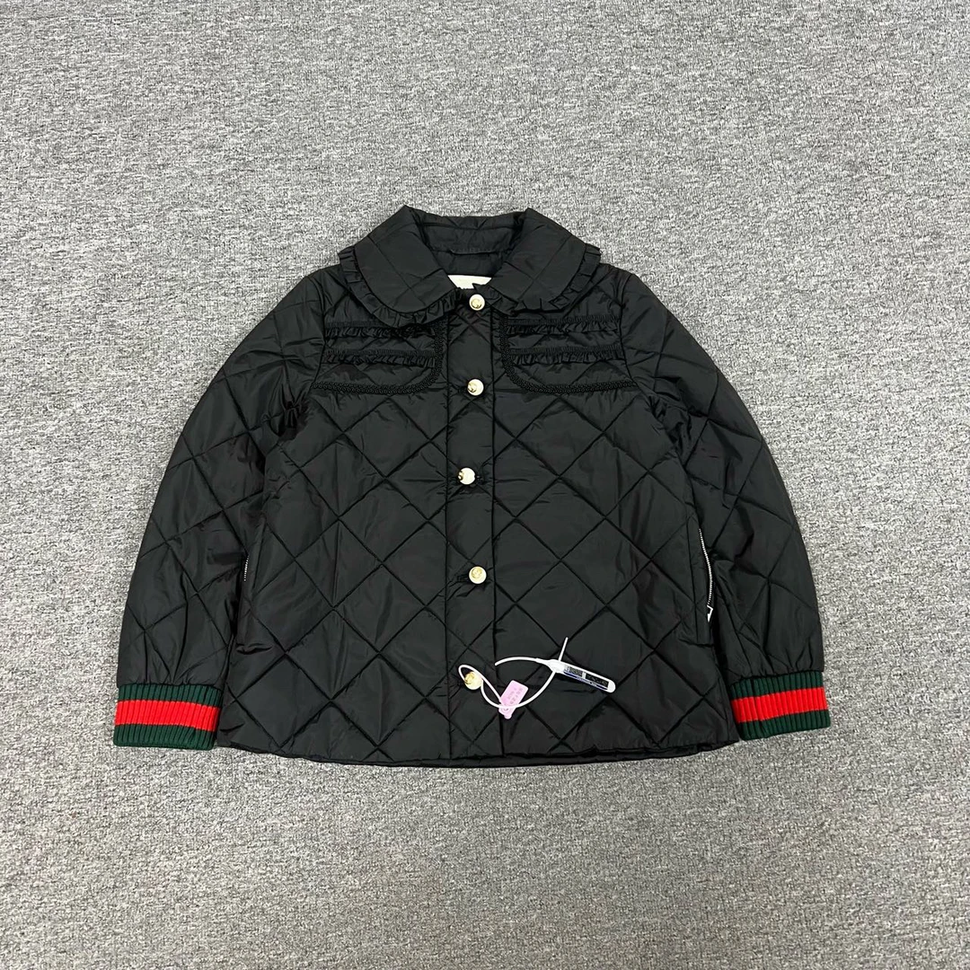 99新 GUCCI/古驰 Gucci 菱格纹棉服 40码