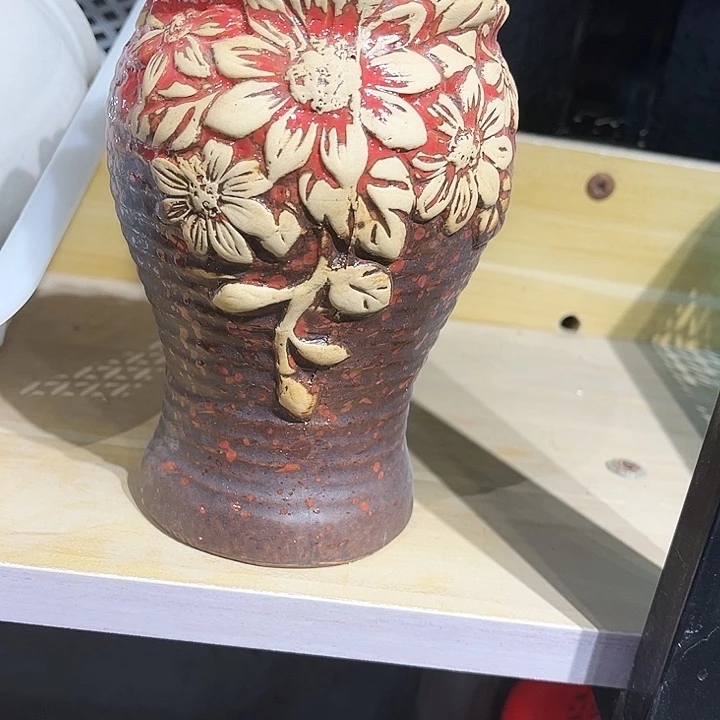 瓷片花盆多肉植物艺术品