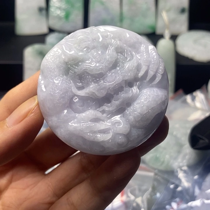 颈饰未镶嵌翡翠天然翡翠A货