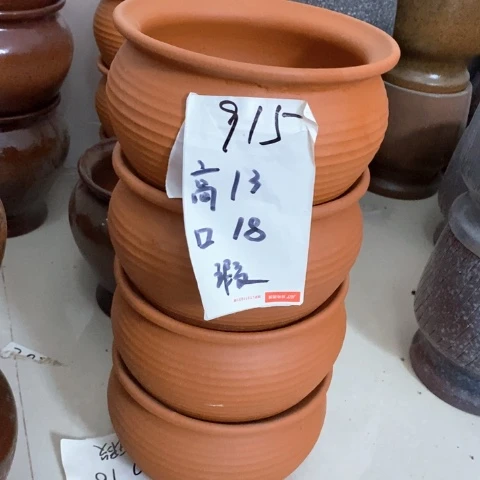 红陶粗陶花盆915