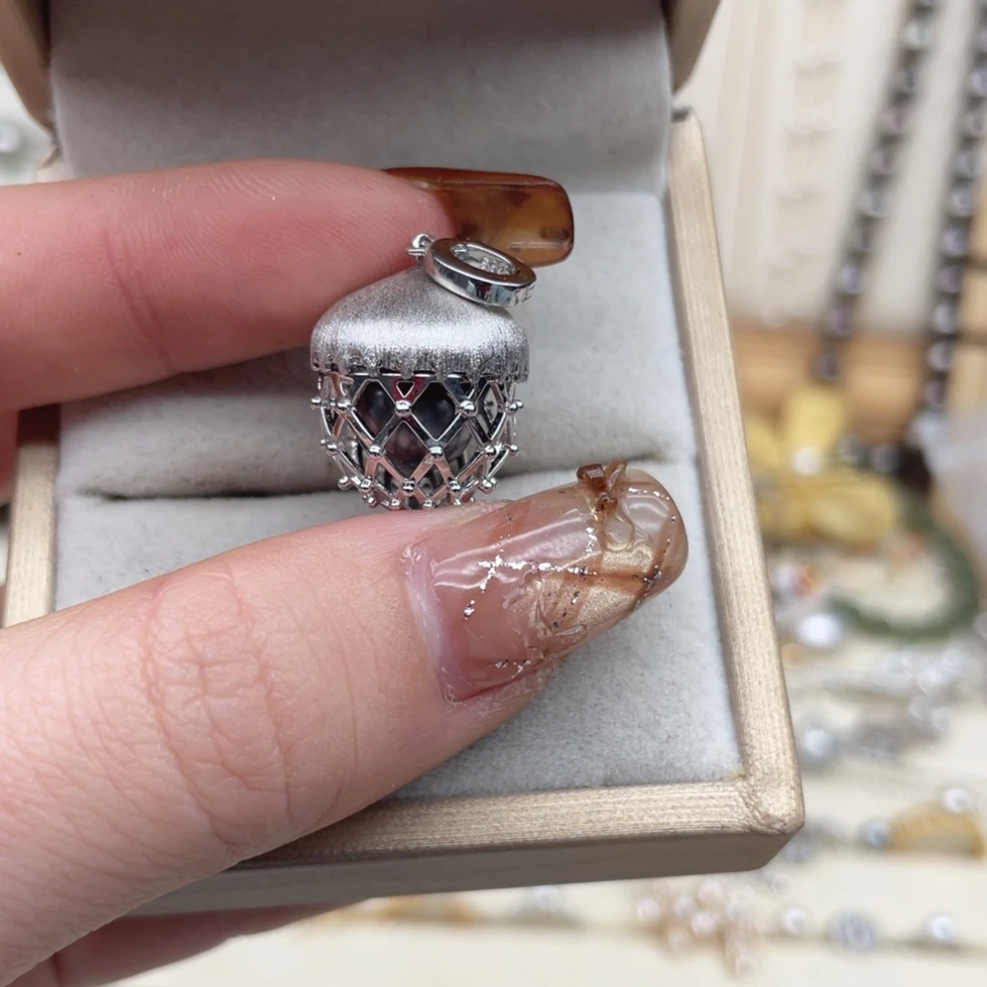 海水珍珠颈饰银S925镶嵌C88