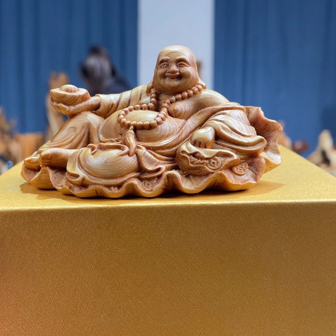 柏木（崖柏）车摆件