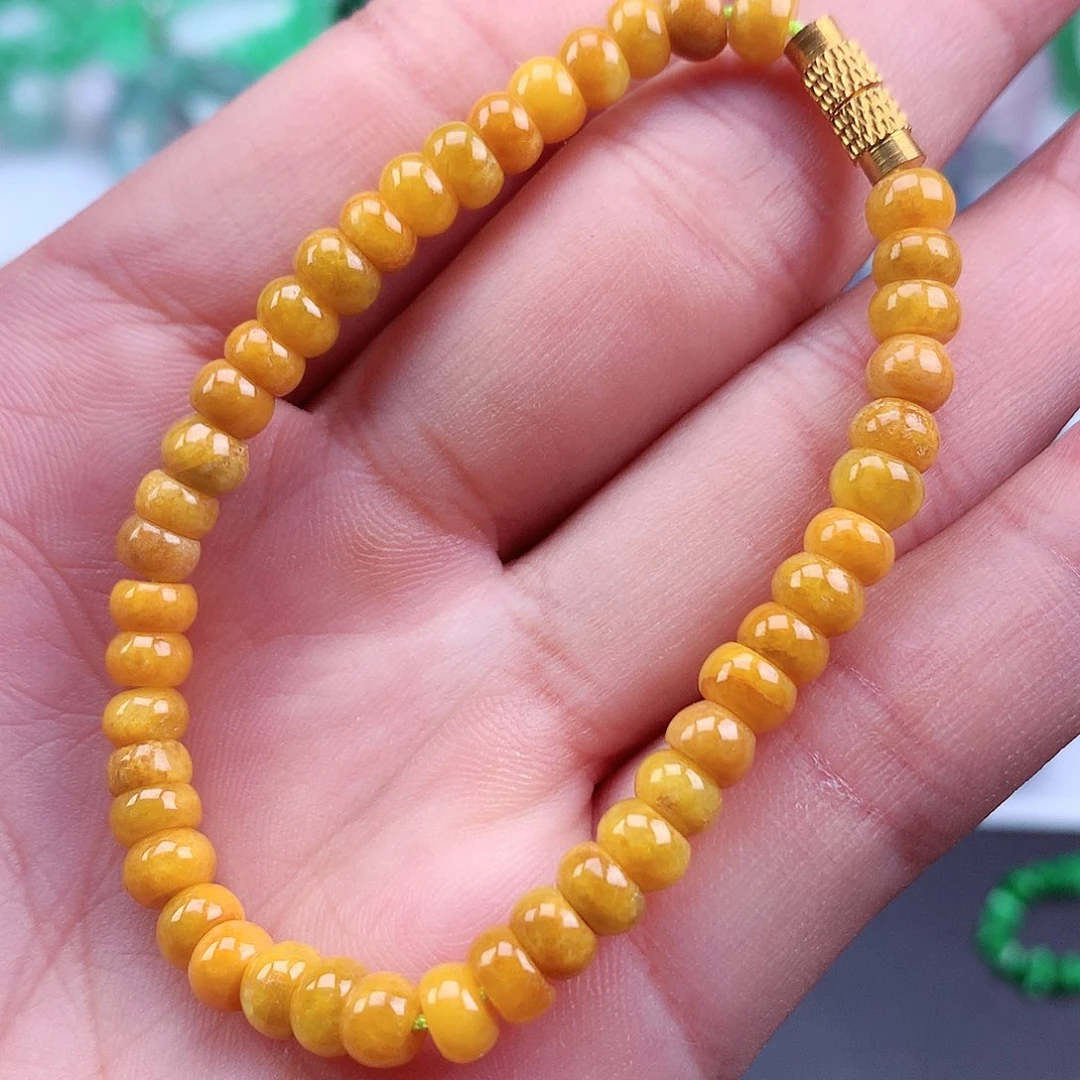 未镶嵌手链翡翠手串