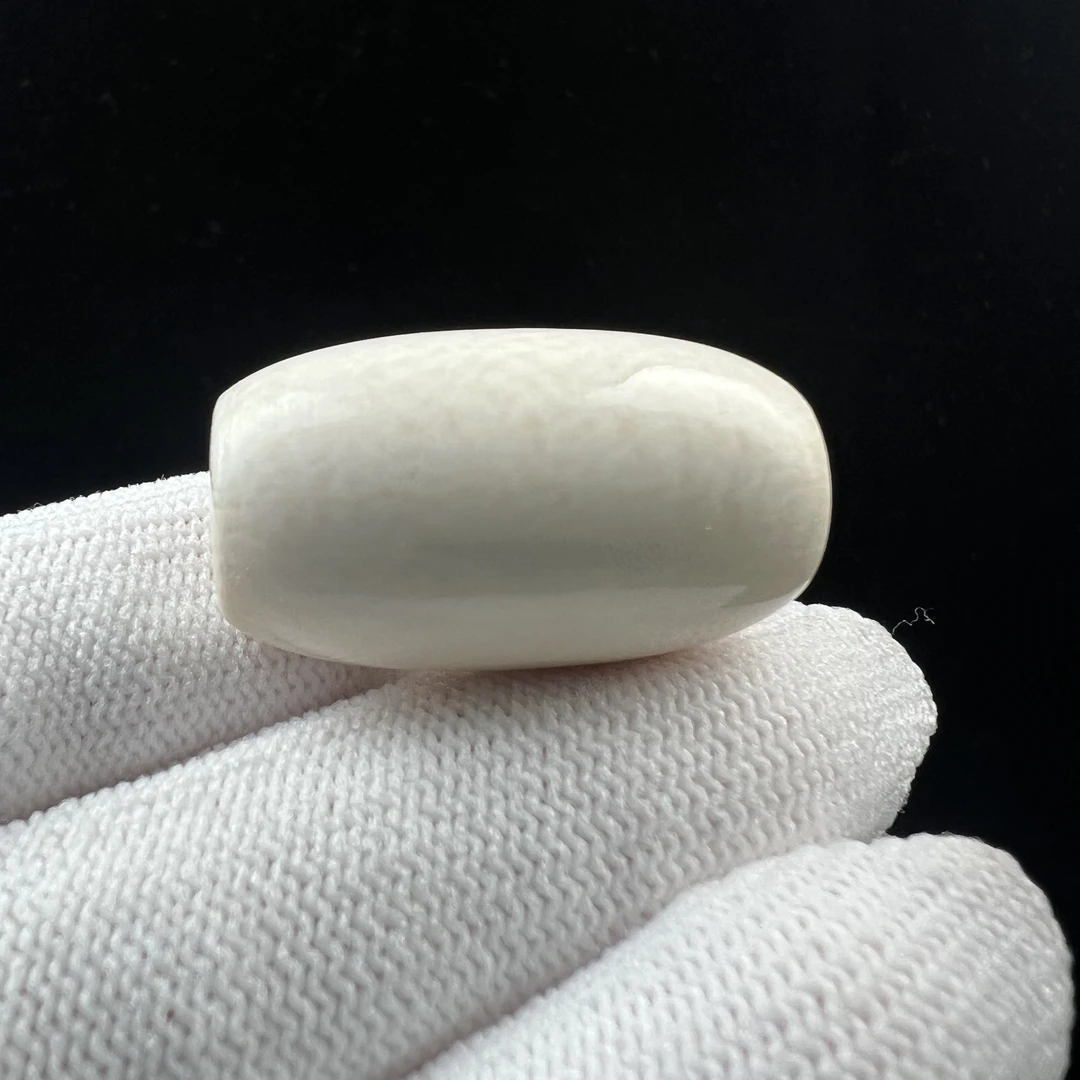 A3520天然猛犸牙 勒子 桶珠 17*30mm支持鉴定 假一罚四