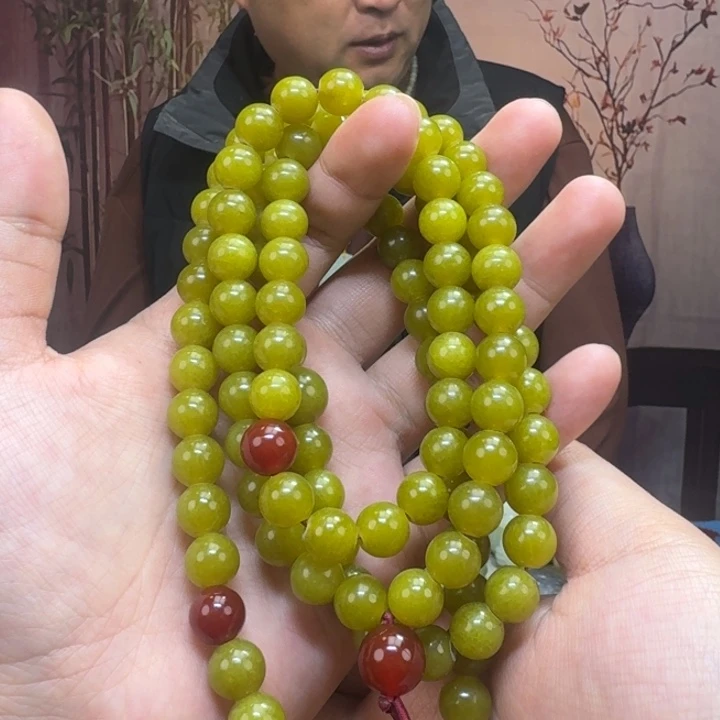 蛇纹石玉未镶嵌手链