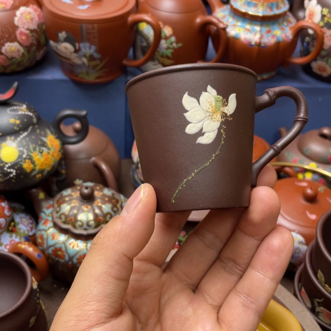 紫砂茶杯紫砂主人杯80cc