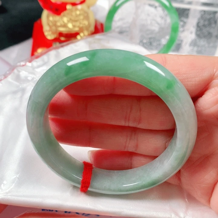 未镶嵌手镯翡翠  编号D006 正圈55+