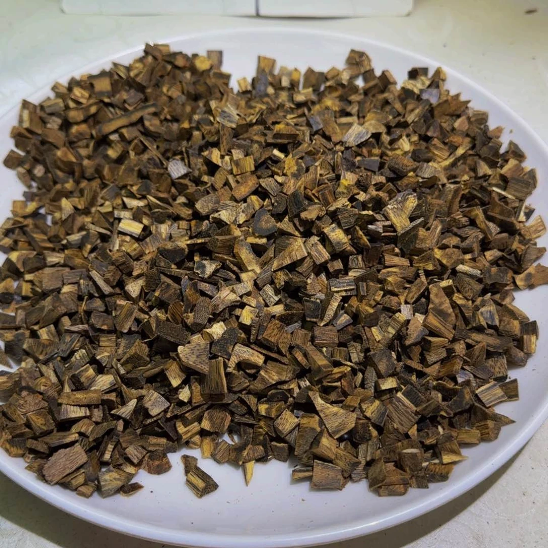 沉香沉香碎屑虎斑紫棋碎料100克！！