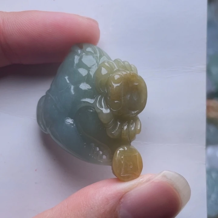 翡翠未镶嵌吊坠(不含链)翡翠
