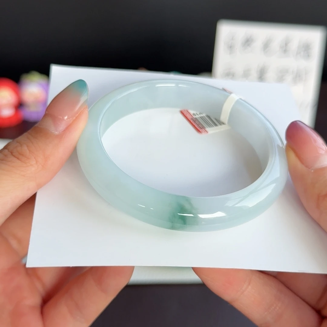 翡翠未镶嵌手镯7号 54.7