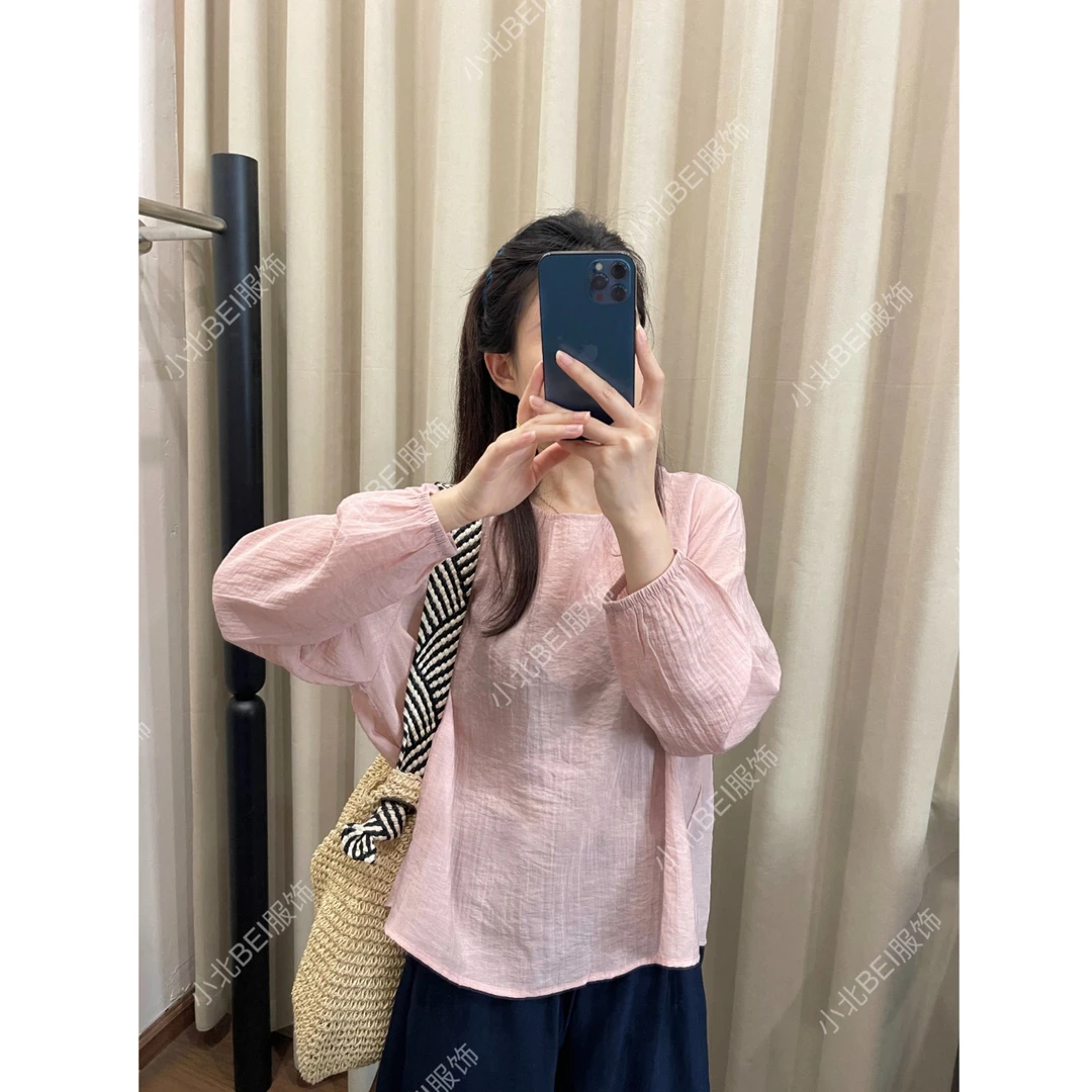 【多巴胺穿搭】夏季轻薄透气 防晒罩衫时尚小众设计感显瘦上衣