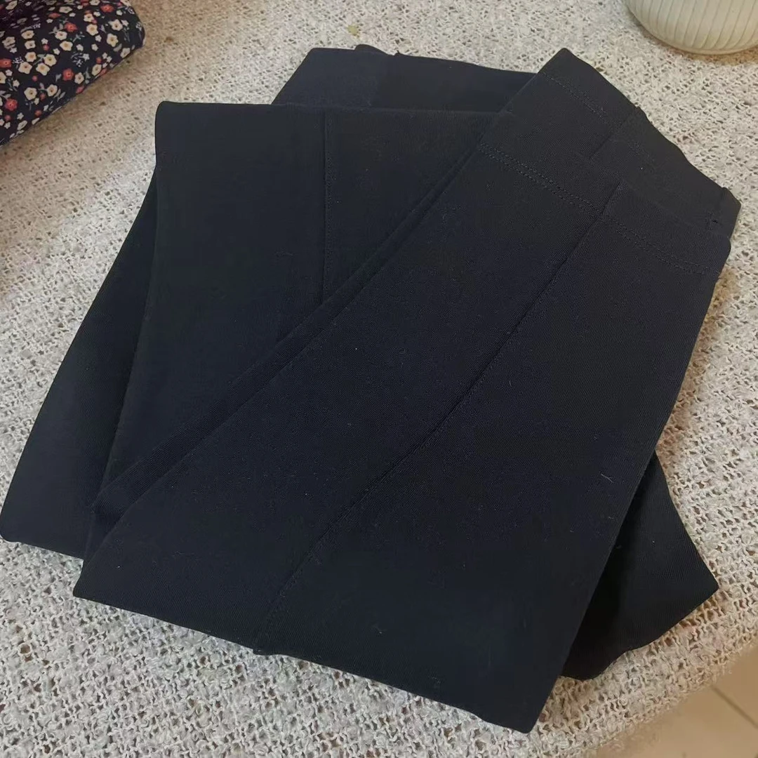 博尼 修身小黑裤