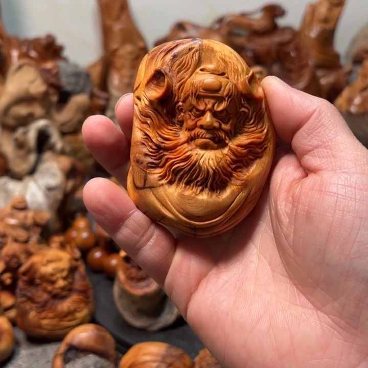 独***者柏木瘤子鈡馗手把件