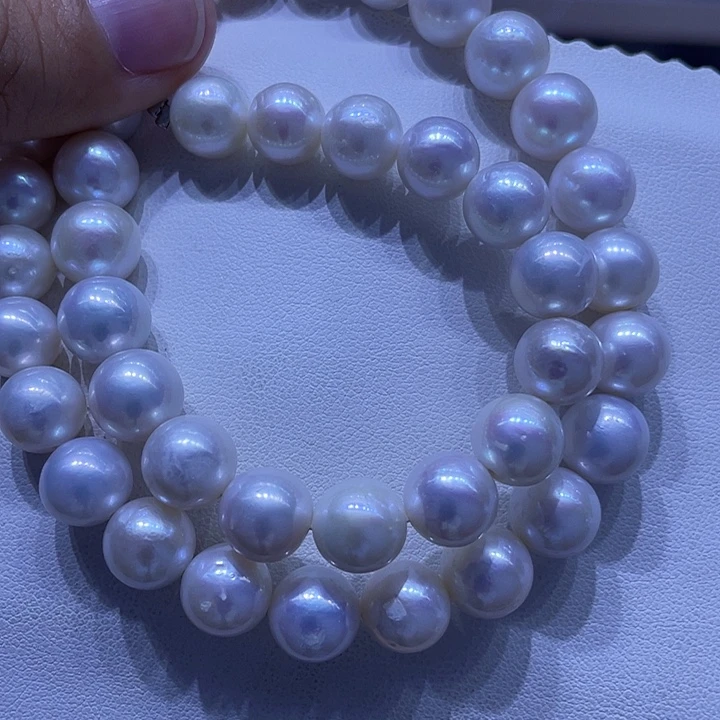 淡水珍珠银S925镶嵌颈饰