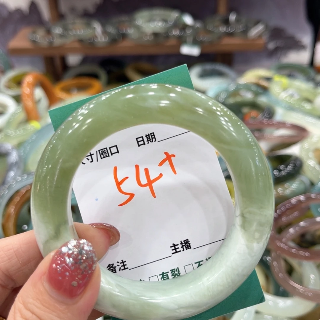 未镶嵌蛇纹石玉手镯手镯