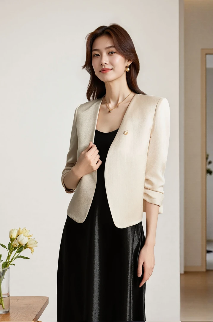 西装小西装休闲薄款夏季女夏2025年新款高级感气质时尚小西服2515