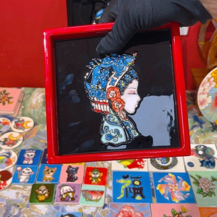 瓷片瓷板画艺术作品