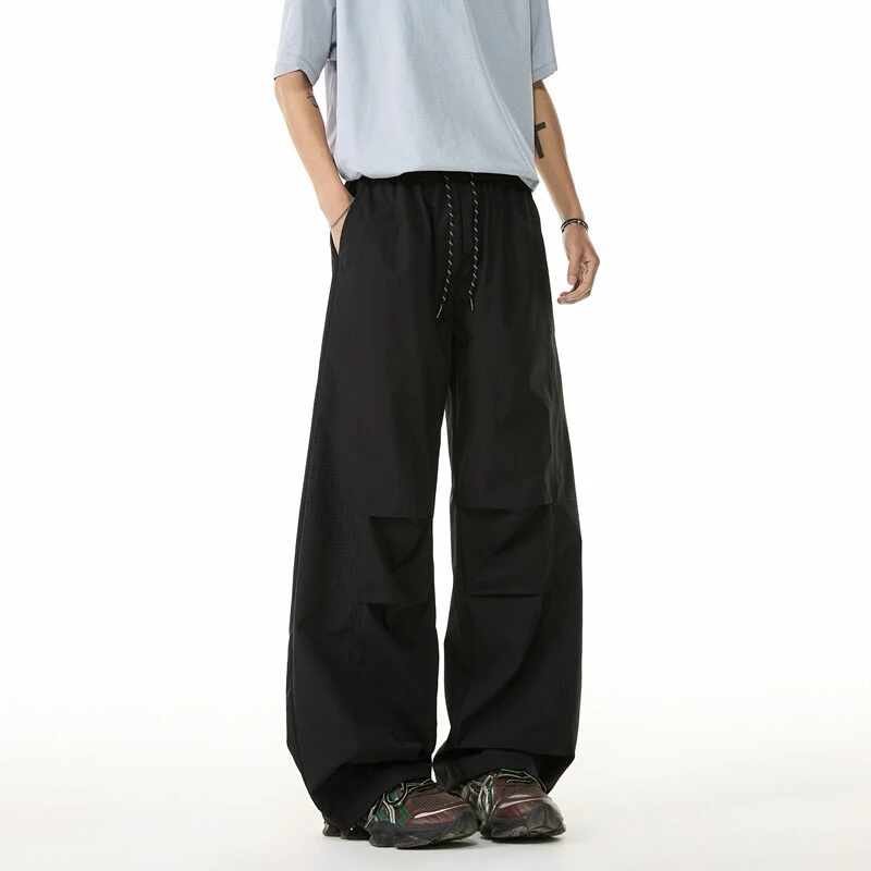 【尚且男装】夏季透气宽松舒适工装裤薄款直筒百搭运动美式休闲裤