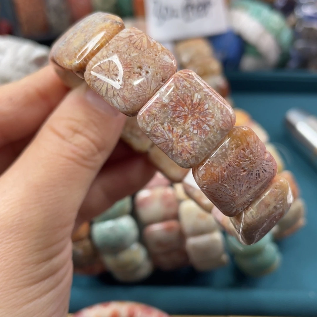 未镶嵌手镯硅化玉