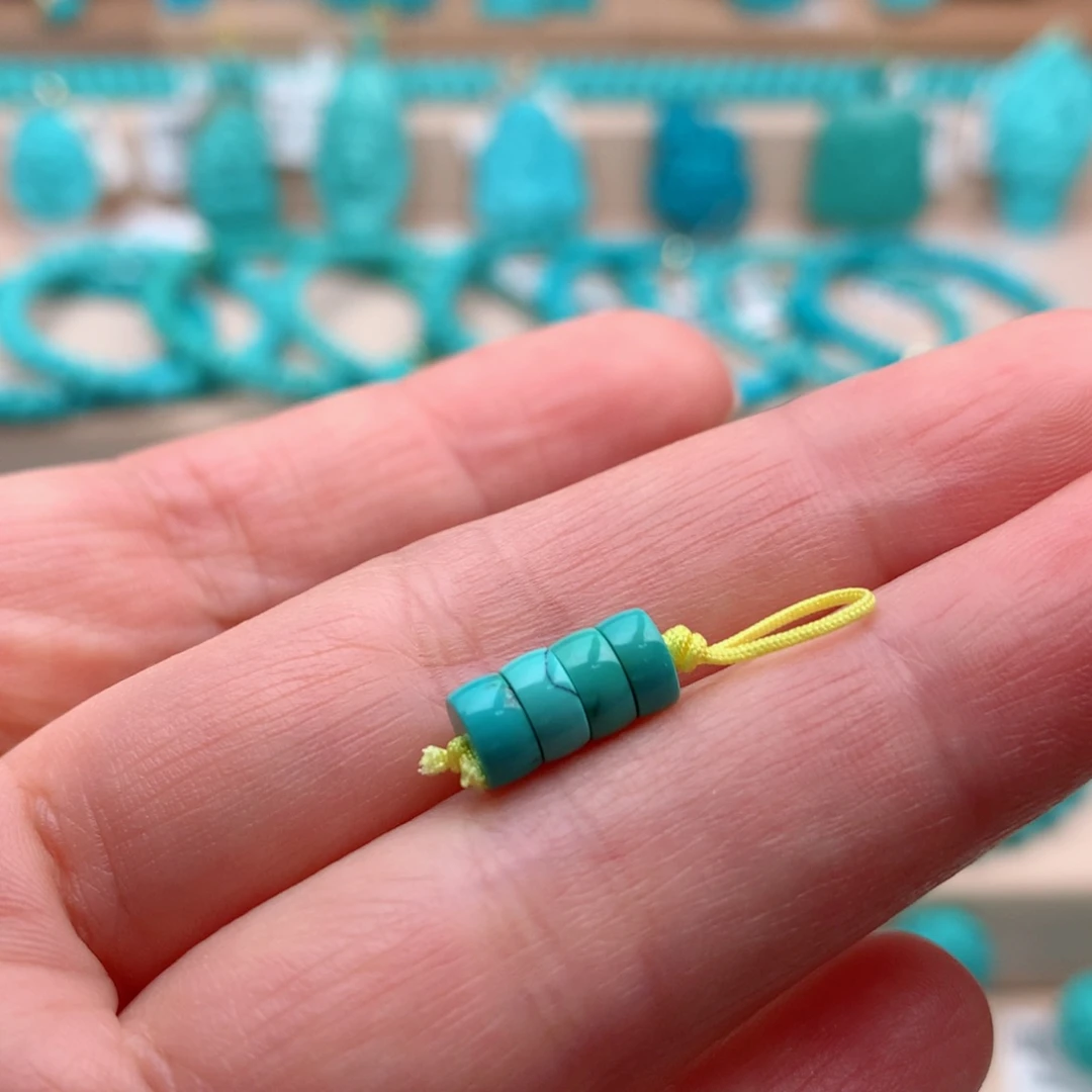 绿松石未镶嵌珠宝奇石5.5mm