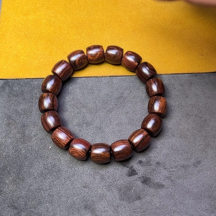 黄花梨/降香黄檀手串/手链1.2霸王岭紫油梨精工数控高货手串