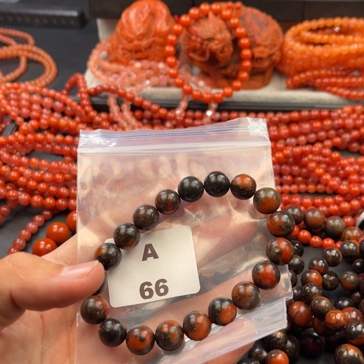 南红玛瑙未镶嵌多样性发货默认微瑕称重11mm