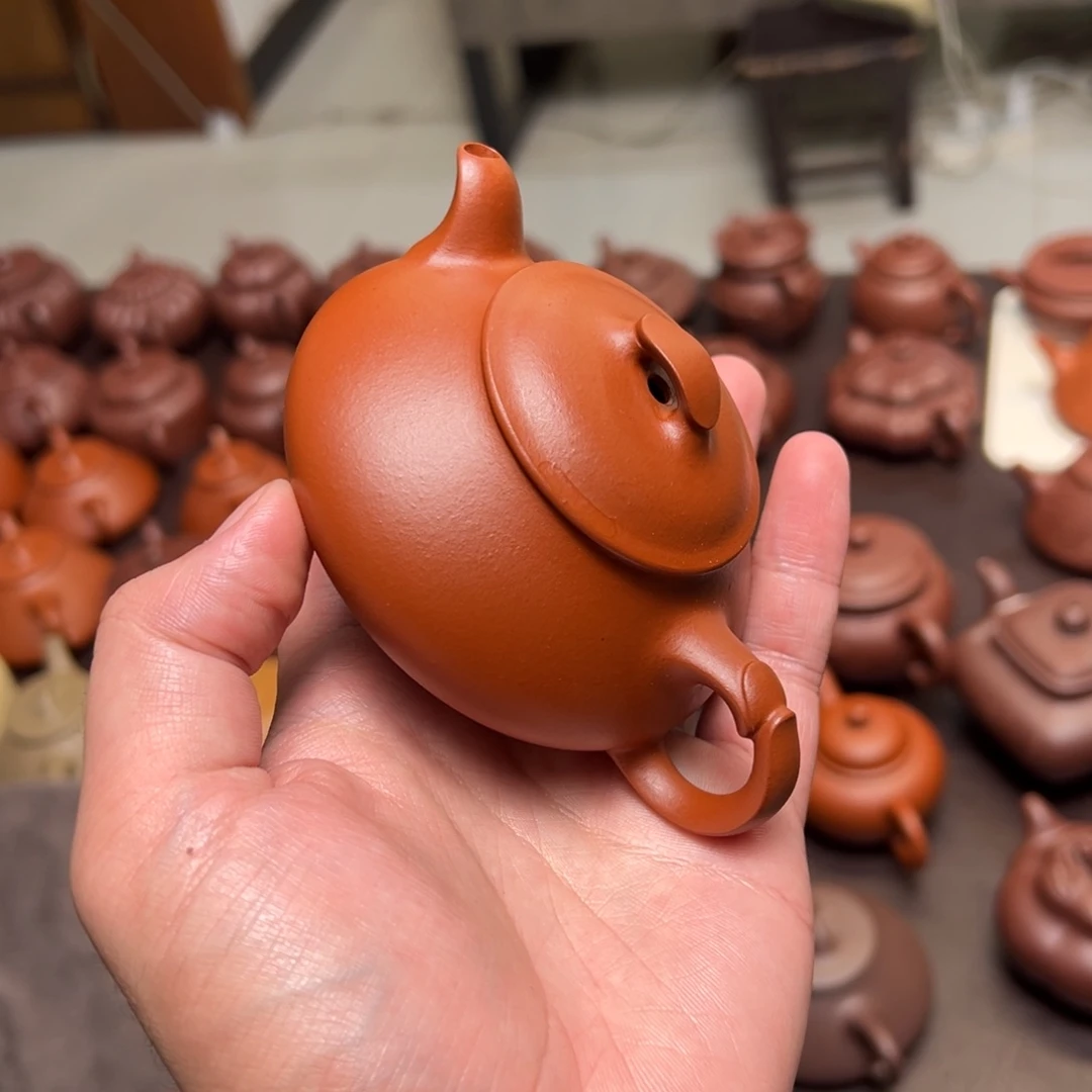 钱***量茶壶紫砂宜兴紫砂壶的制作