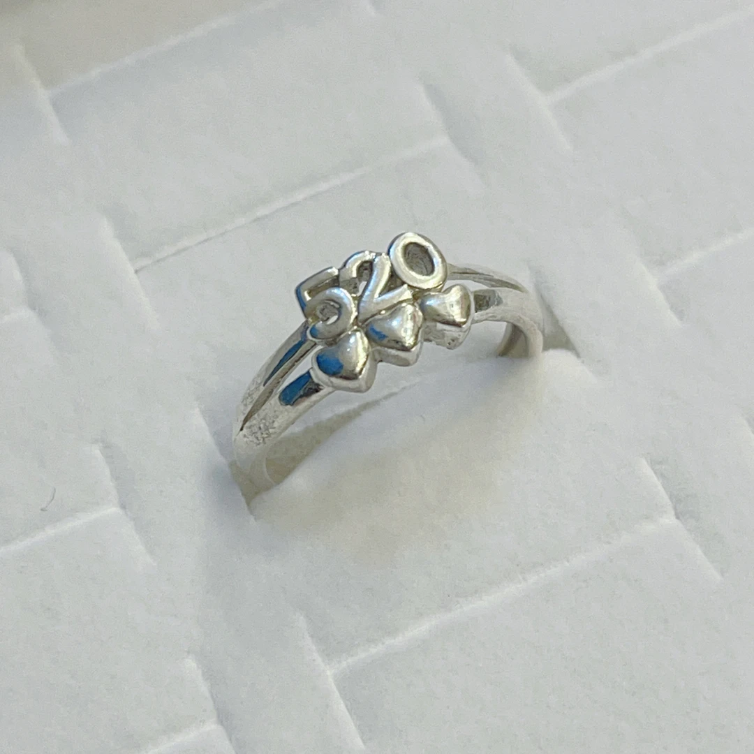 足银戒指 银饰首饰戒指好看送礼必备