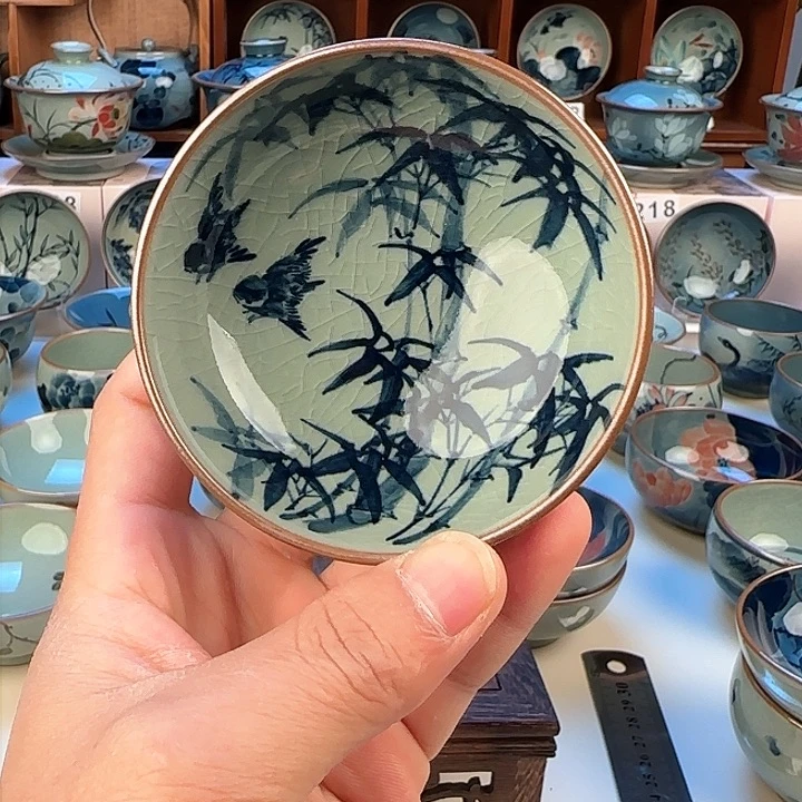 景德镇陶瓷陶瓷杯茶具主人杯