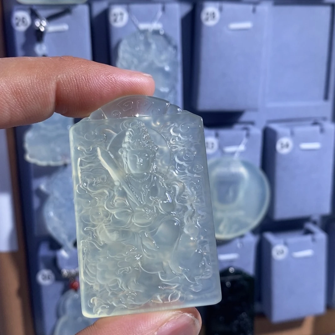 未镶嵌岫玉吊坠吊坠