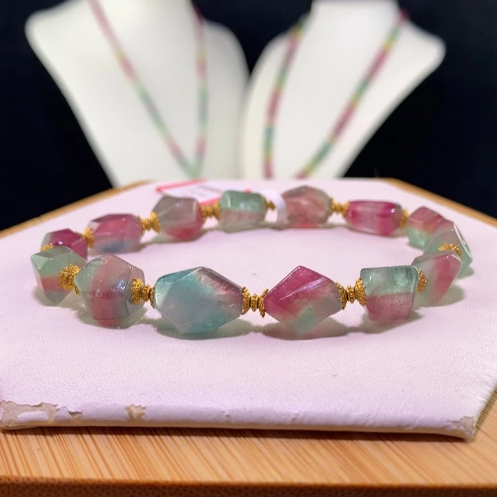 双色碧玺手链未镶嵌