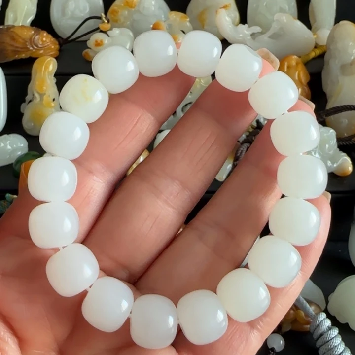 和田玉手链未镶嵌