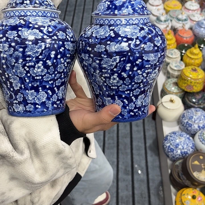 茶叶罐陶瓷家用储物罐瑕疵福利品介意勿拍