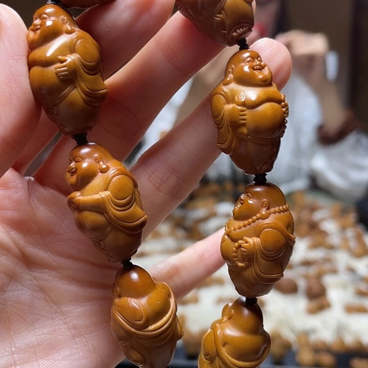 橄榄核手串/手链小金条