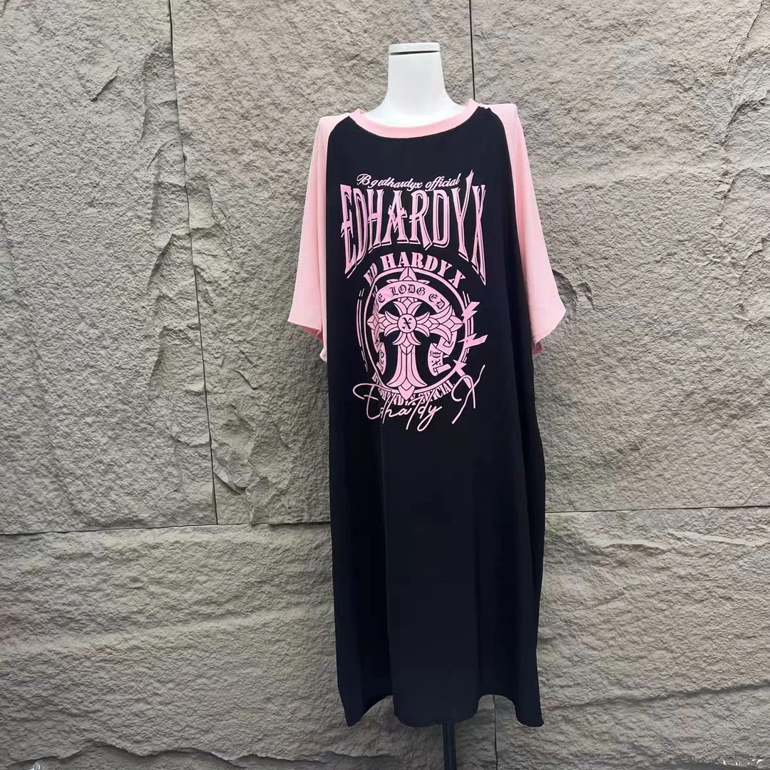 241226拼色字母懒人裙