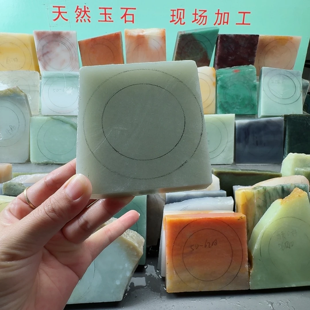 未镶嵌手镯石英质玉东陵玉手镯定制