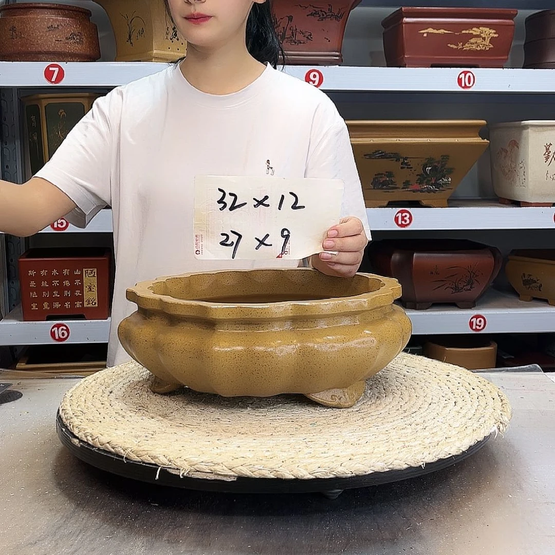 紫泥花盆紫砂花盆