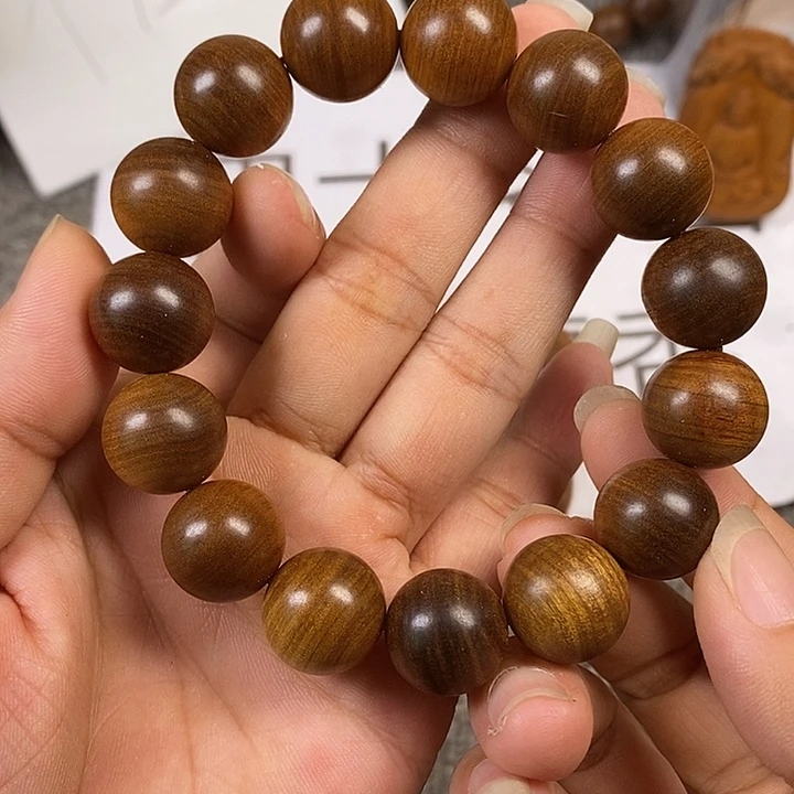 檀香木手串/手链用****5老山檀香黑肉1.5沉水