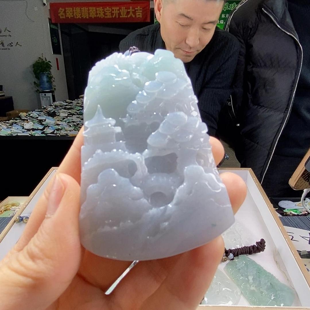 颈饰未镶嵌翡翠翡翠