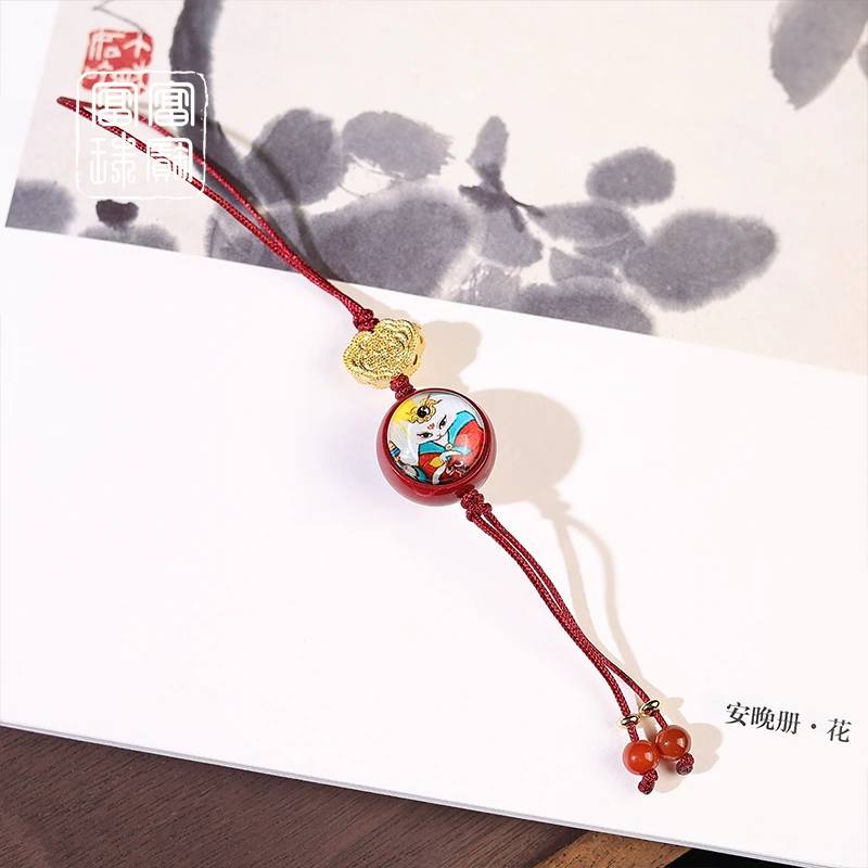 天然辰砂Y【小富九】富富珠宝 朱砂吊坠 （天然珠宝多样性发）