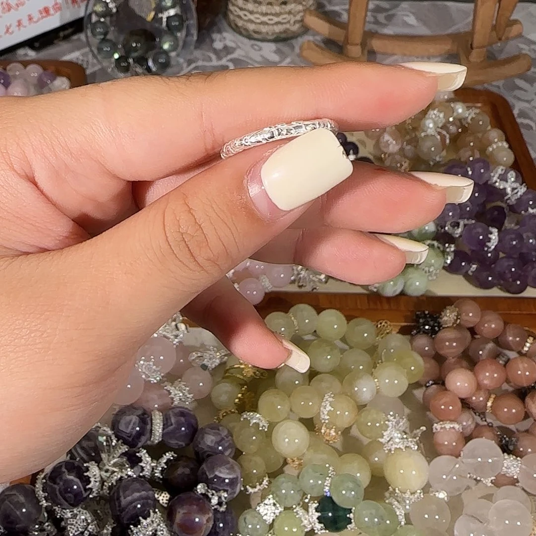 烟晶手链未镶嵌哈哈