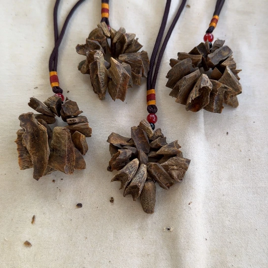 沉香碎屑沉香绿奇楠原材料多样性发一份