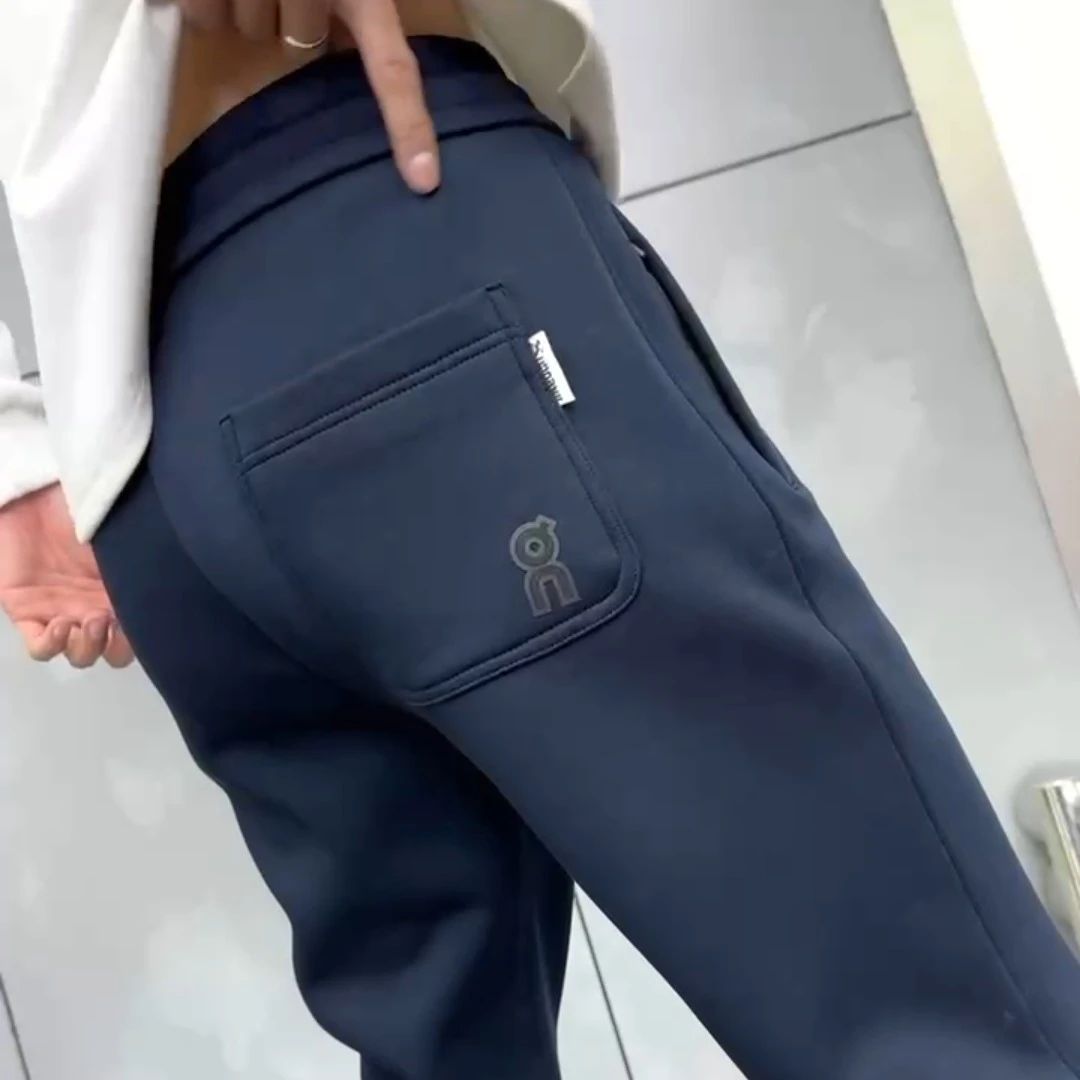 （大饼在北漂）专属福利冬款直筒休闲裤加绒加厚男士蓝色休闲裤