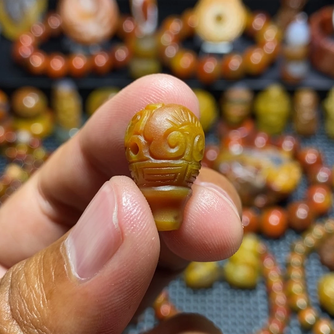 玛瑙/玉髓玛瑙战国红未镶嵌